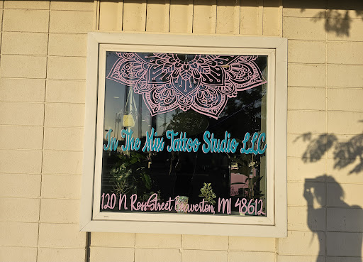 Explore oni mask tattoo ideas, creative tattoo ideas in Beaverton, available at In The Mix Tattoo Studio LLC