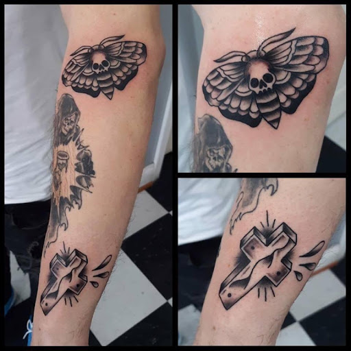 Explore mens daughter tattoo ideas, creative tattoo ideas in Las Vegas, available at Creative Minds Tattoo