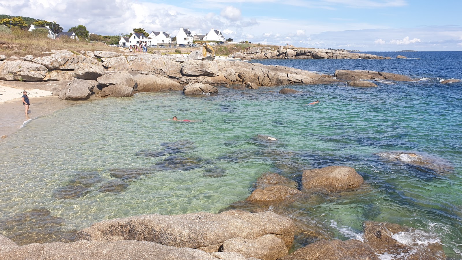 Plage de Pendruc'in fotoğrafı uzun koy ile birlikte
