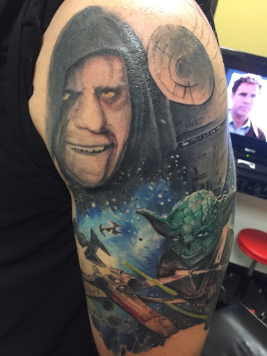 Explore inside bicep tattoo ideas, creative tattoo ideas in Savannah, available at Tatlyfe Studios