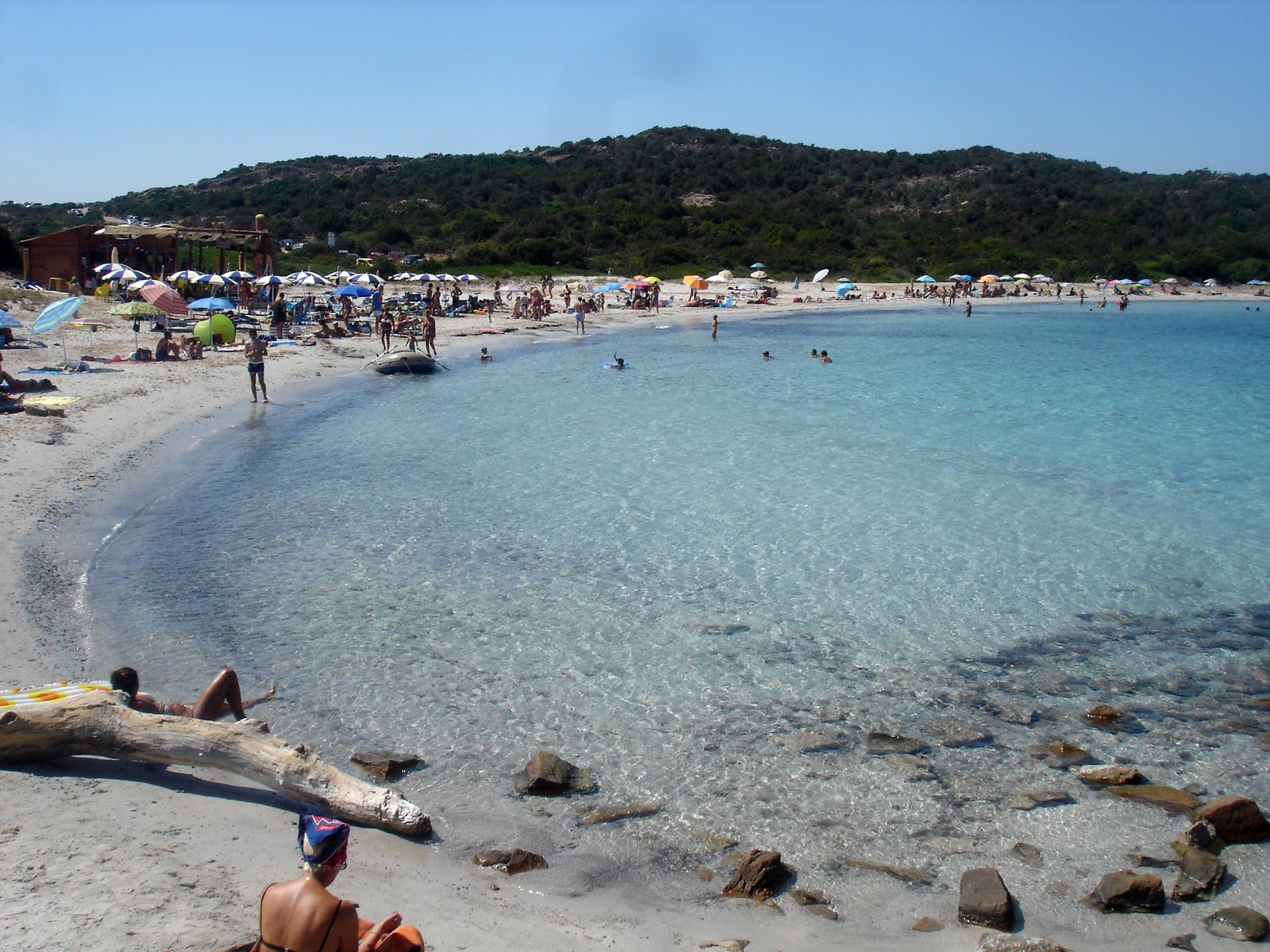 Photo of Cala Caprese with white fine sand surface