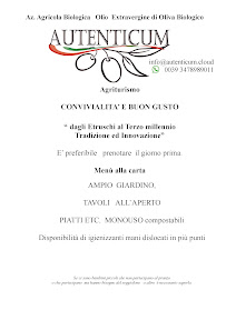 Autenticum Produzione Olio Ex. BIO Agriturismo Ristorante à Canale Monterano carte