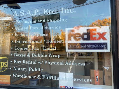ASAP SHIPPING: FEDEX, UPS, & USPS