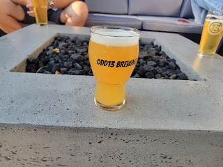 A row of beer taps