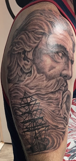 Explore daddy and son tattoo ideas, creative tattoo ideas in Orange Park, available at All Aces Tattoo and Body Piercing LLC