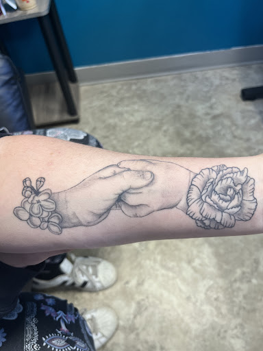 Explore white ink tattoo ideas, creative tattoo ideas in Bangor, available at Ink Therapy