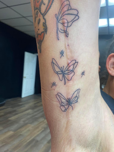 Explore from blood and ash tattoo ideas, creative tattoo ideas in Lake City, available at Crooked Spines Tattoo Studio