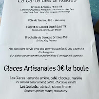 La Croisée des Saveurs à Arles menu