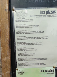 Menu du Pizzéria le Kumquat à Rostrenen