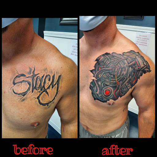 Explore tattoo ideas shoulder blade, creative tattoo ideas in Buford, available at Inked Arts Tattoo Studio