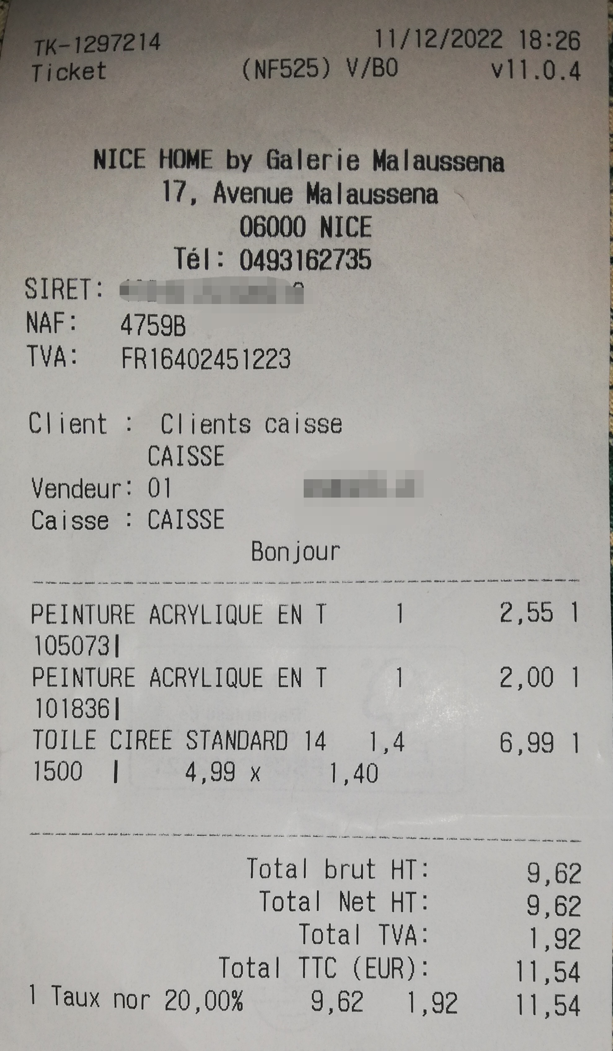 Photo n° 3 de l'avis de Myriam.A fait le 11/12/2022 à 19:20