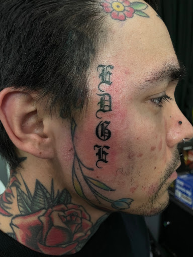 Explore blue flame tattoo ideas, creative tattoo ideas in Peoria, available at Modern Ink Tattoo