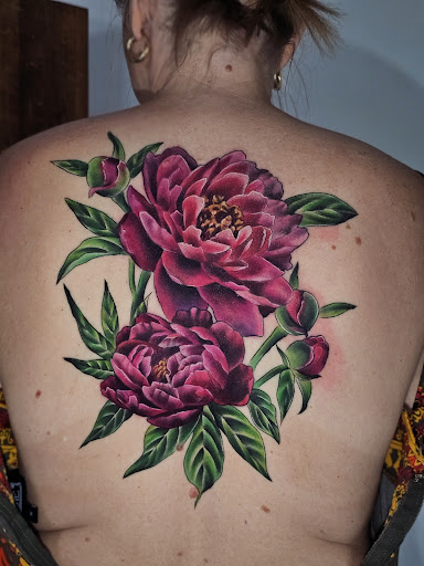 Explore bermuda tattoo ideas, creative tattoo ideas in Kansas City, available at Golden Stag Tattoo and Gallery