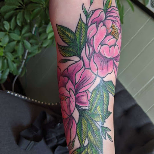 Explore small beachy tattoo ideas, creative tattoo ideas in Lawrence, available at Standard Electric Tattooing