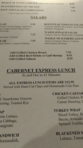 Steak House «Cabernet Steakhouse», reviews and photos, 5575 Windward Pkwy, Alpharetta, GA 30004, USA