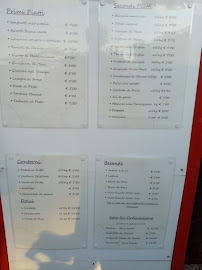 Carte du Gastronomia Ricci à Massa