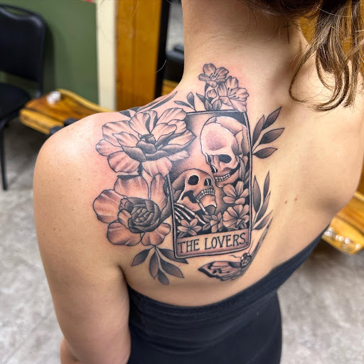 Explore tattoo ideas ocean, creative tattoo ideas in Erie, available at Wayward Tattoo Studio