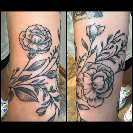 Explore mother son matching tattoo ideas, creative tattoo ideas in Adrian, available at Good Life Tattoo Co.