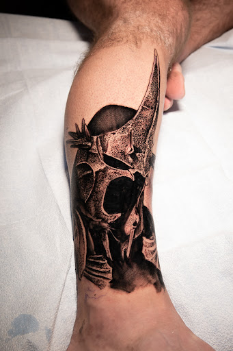 Explore guardian angel tattoo ideas, creative tattoo ideas in Seaside, available at Sacred 8 Studios