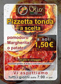 Menu / carte de Olio - Il gusto per la pizza à Marina di Ardea