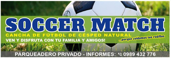 Opiniones de Soccer Match Cancha de futbol de Cesped Natural en Quito - Campo de fútbol