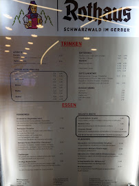 Rothaus Restaurant Stuttgart à Stuttgart menu