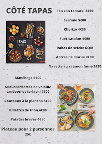 Restaurant Pied-à-Terre à Le Barcarès menu