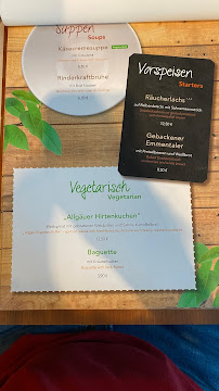 Menu du Oachkatzl à Leutkirch im Allgäu