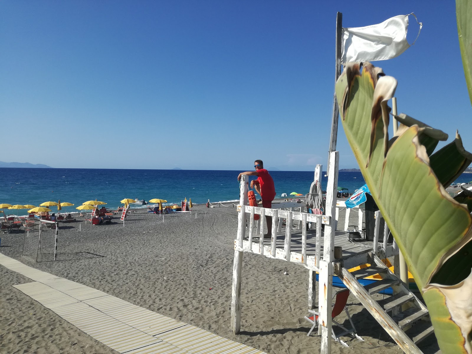 Zdjęcie Spiaggia di Cicerata z proste i długie