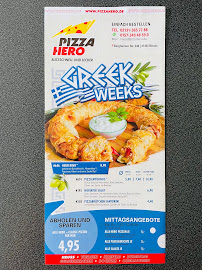 PIZZA HERO NEUSS à Neuss carte