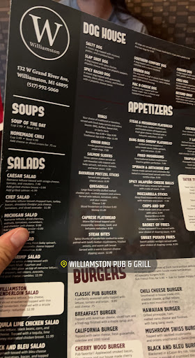 Restaurant «Williamston Pub & Grill», reviews and photos, 132 E Grand River Ave, Williamston, MI 48895, USA