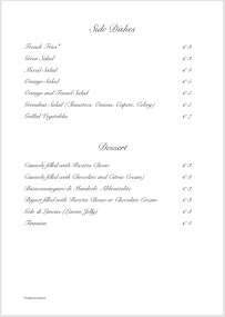 Restaurant de fruits de mer Vico dei Santi à Modica - menu / carte
