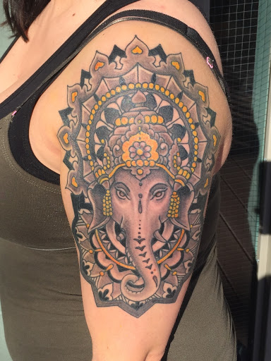 Explore niece tattoo ideas, creative tattoo ideas in Laramie, available at Vintage Electric Tattoo