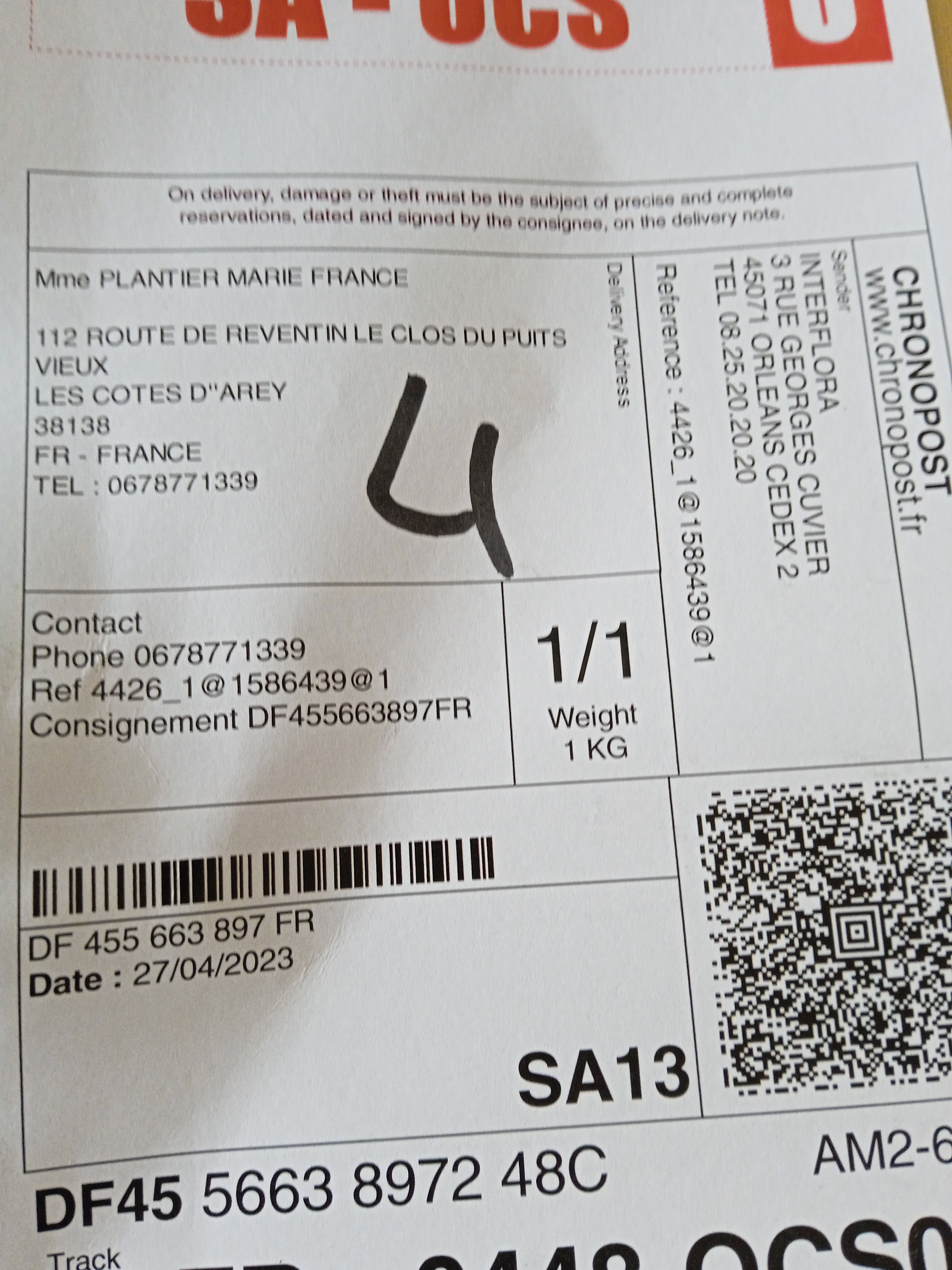 Photo n° 2 de l'avis de Marie.r fait le 29/04/2023 à 17:44