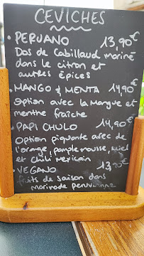 Restaurant latino-américain La Canoa - Empanadas y Ceviches à Avignon (le menu)