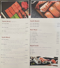 Menu / carte de Viet Thai - asiatische Spezialitäten & Sushi Bar à Suhl