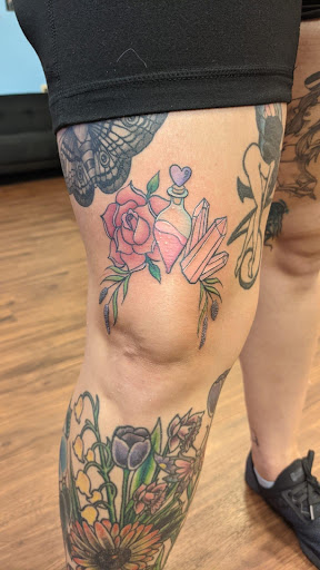 Explore camper tattoo ideas, creative tattoo ideas in Pineville, available at Epic Ink Studio