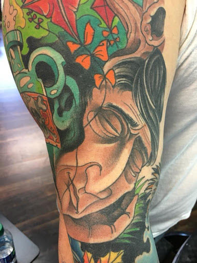 Explore constellation tattoo ideas, creative tattoo ideas in Delmar, available at Resolute Tattoo