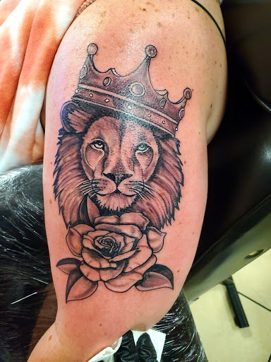 Explore sideburn tattoo ideas, creative tattoo ideas in East Providence, available at Ink Therapy