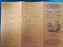 Menu / carte de Pizzeria Lazio à Schwerte