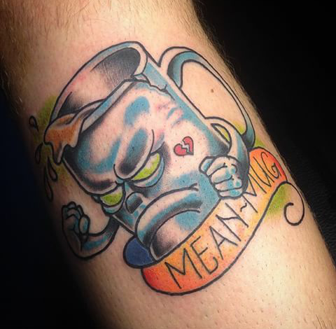 Explore under chin tattoo ideas, creative tattoo ideas in San Diego, available at Sideshow Tattoo and Piercing