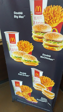Menu / carte de McDonald's Porte de la Villette à Paris