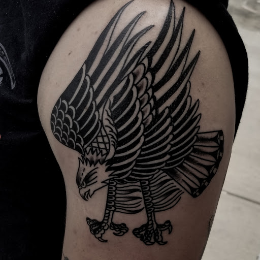 Explore name tattoo cover up ideas, creative tattoo ideas in Fayetteville, available at Sacred Raven Tattoo Shop