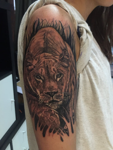 Explore never again tattoo ideas, creative tattoo ideas in Atlanta, available at Empyrean Tattoo Studio