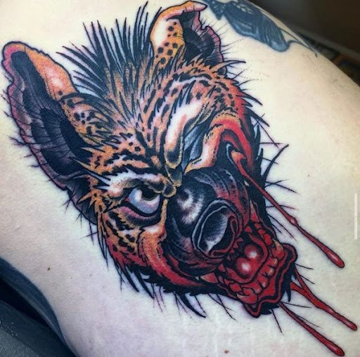 Explore horizon zero dawn tattoo ideas, creative tattoo ideas in Virginia Beach, available at Salt Water Tattoo