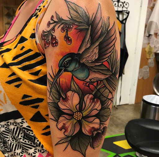 Explore november birth flower tattoo ideas, creative tattoo ideas in Honolulu, available at Tattoolicious Tattoo Waikiki