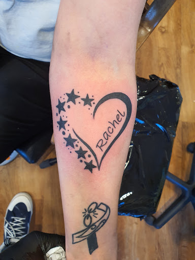 Explore stitch tattoo ideas, creative tattoo ideas in Waterford, available at Great Northern Tattoo