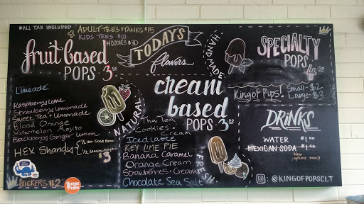 Ice Cream Shop «King of Pops Charlotte», reviews and photos, 2500 Dunavant St, Charlotte, NC 28203, USA