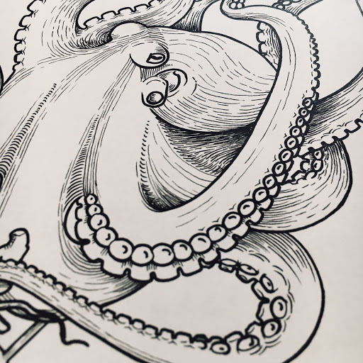 Explore great shoulder tattoo ideas, creative tattoo ideas in Portland, available at Obsidian Tattoo