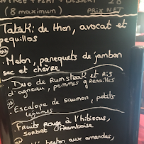Auberge Etchegorry à Paris menu